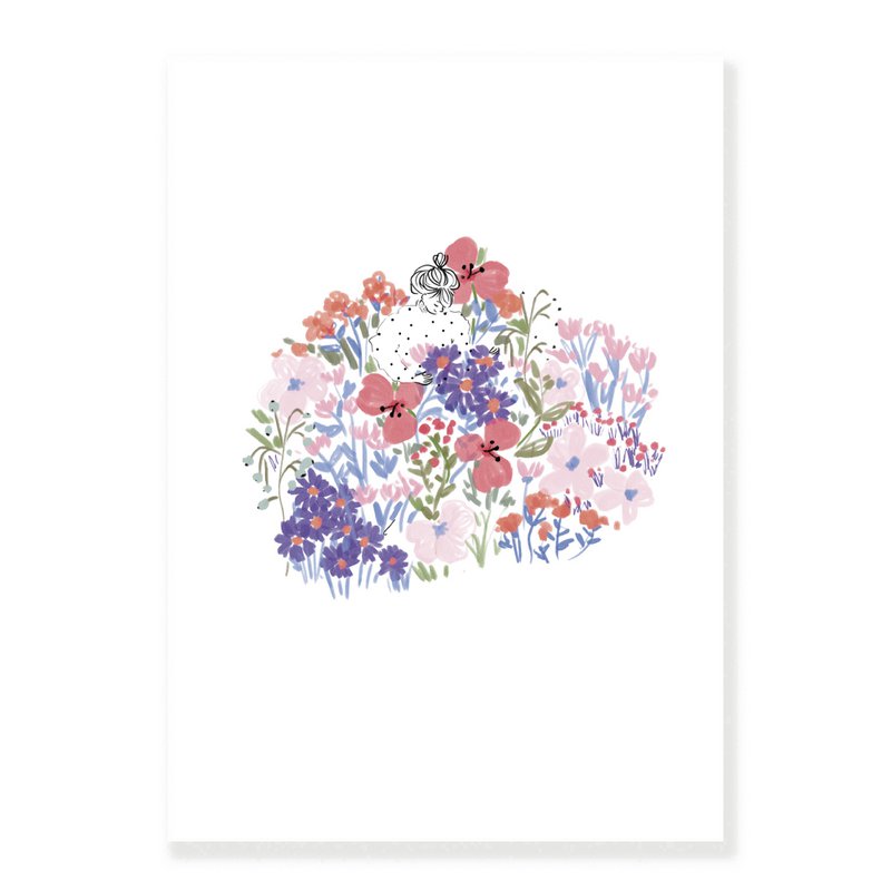 Poster Illustrated "Fleuri"