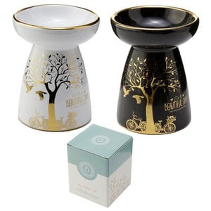 Eden Metallic Gold Tree Ceramic Oil & Wax Melt Burner