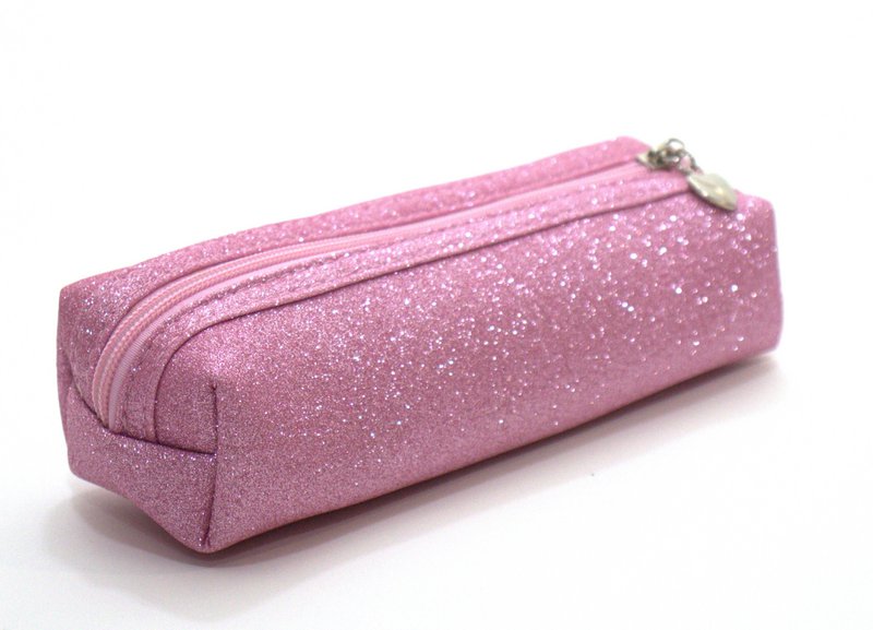 Moon- The pink glitter pencil case