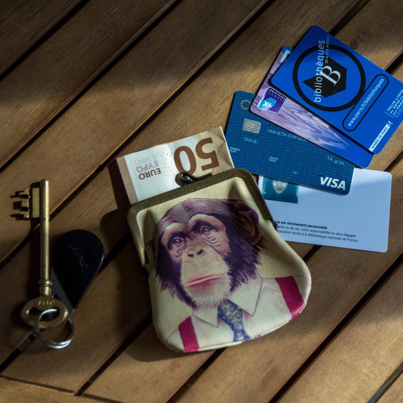 Cartera Pequeña - Mono
