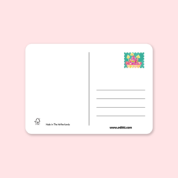 Geburtstags-Cupcake-Postkarte