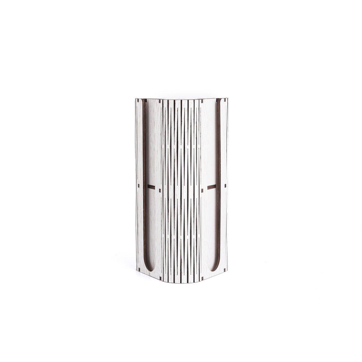 Krea-Wood handgemaakte koffiecapsulehouder voor Nespresso-compatibele capsules, in vintage witte kleur