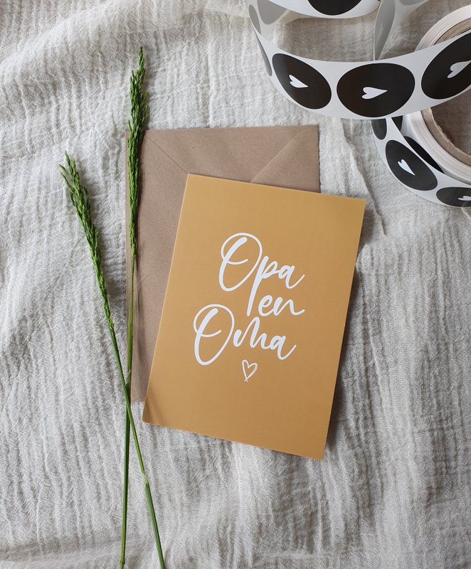 A6 Ansichtkaart || Opa & Oma