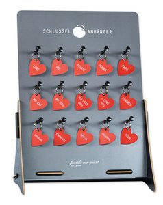 Display "sleutelhanger hart"