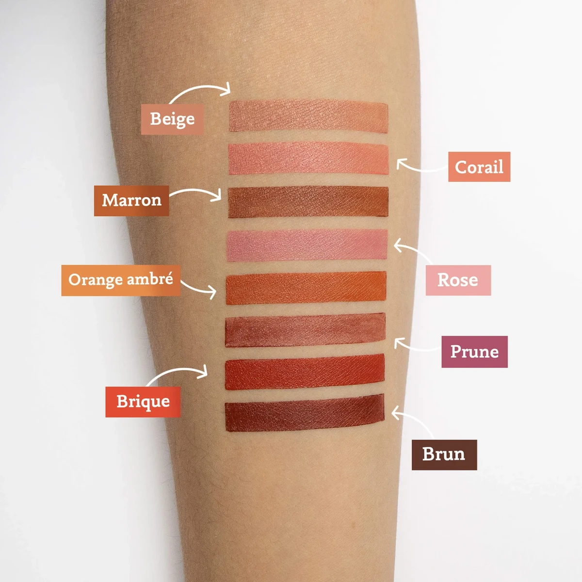 Organic lipstick with castor oil
