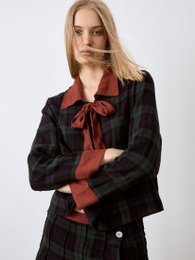 Evermore geruit blauw en rood shirt