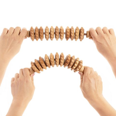 Flexi Houten Cellulite Massage Roller Lymfedrainage Massager Maderotherapie