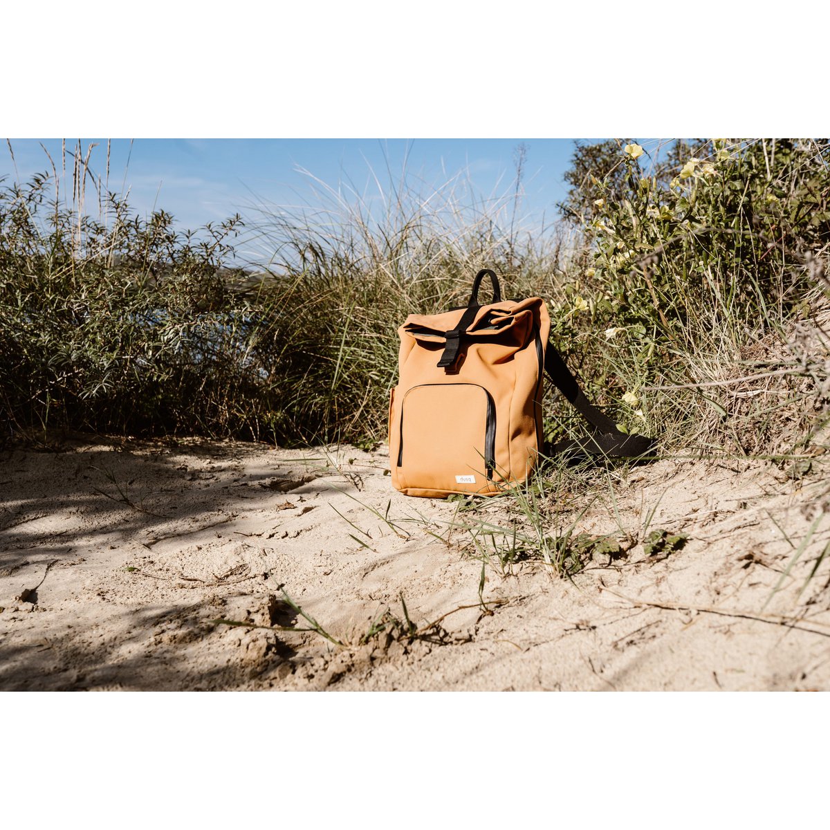 vegan bag | canvas - sunset cognac
