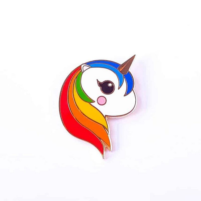 Pin Unicorn rainbow