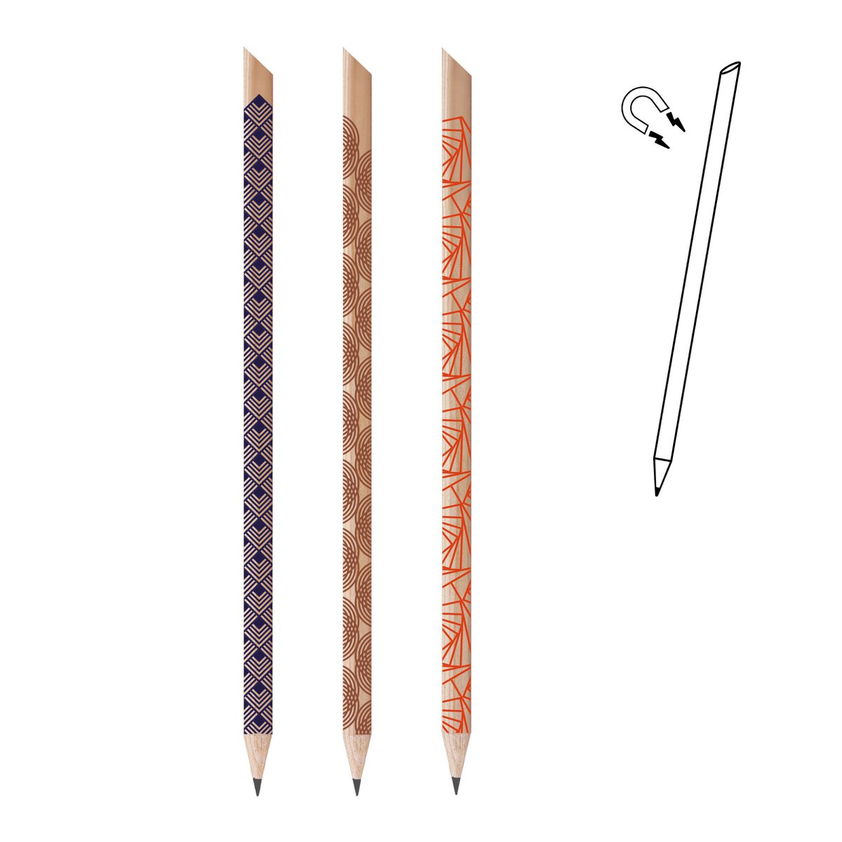 Display full of 120 magnetic pencils - graphic + free display