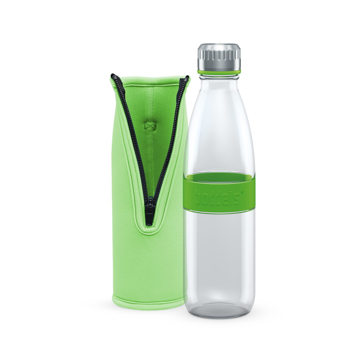 DREE Butelka do picia 650ml Jabłko zielone