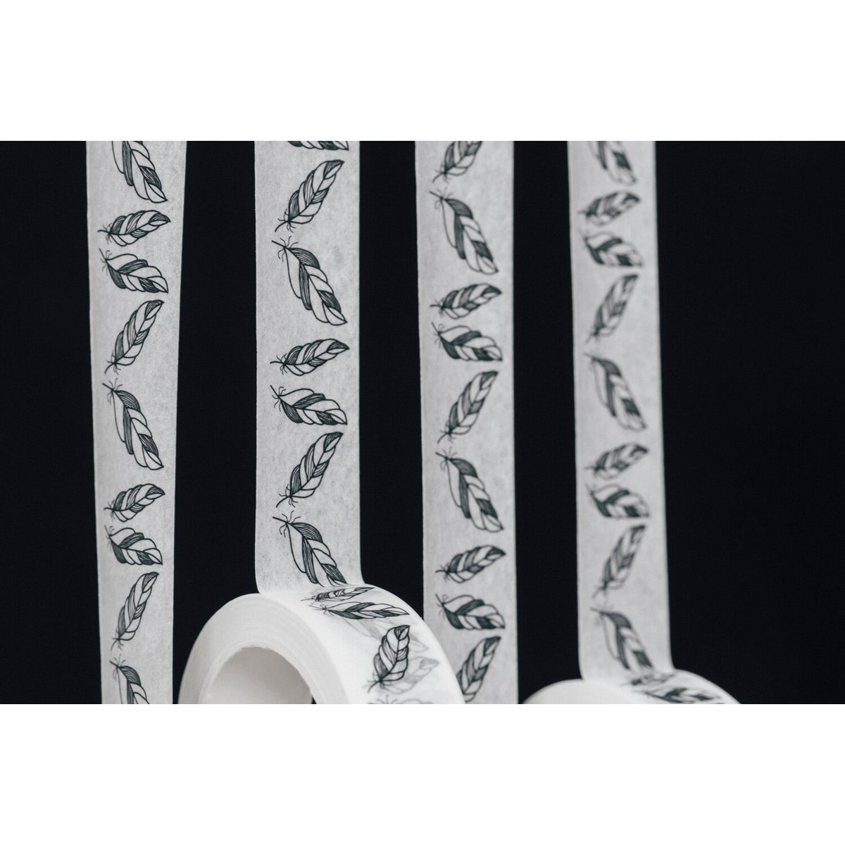 feathers washi tape