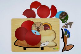 Puzzle da sfogliare: Bollenhut della Foresta Nera | Puzzle in legno multistrato per tutta la famiglia | Regalo per gli amanti della Foresta Nera
