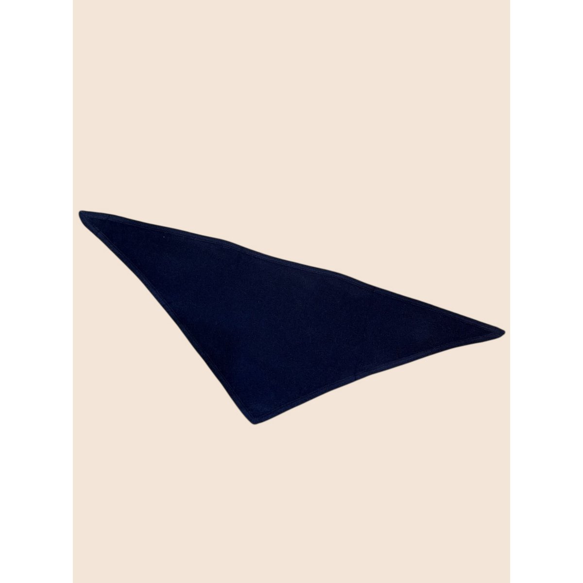 Foulard triangle uni 100% laine mérinos