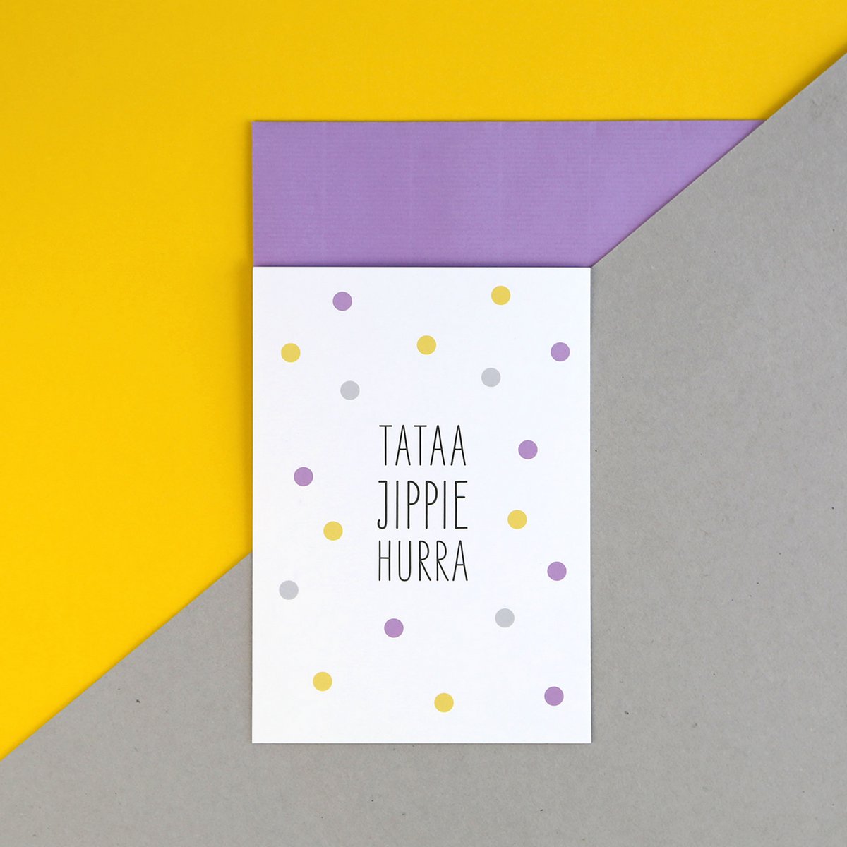 Postkarte Punkte Emma