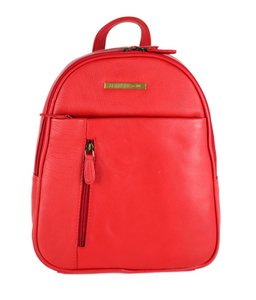 Mochila de piel natural 31x24x10 cm THEORY
