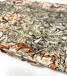 William Morris varm orange kaprifolie botanisk pudebetræk | WIM015