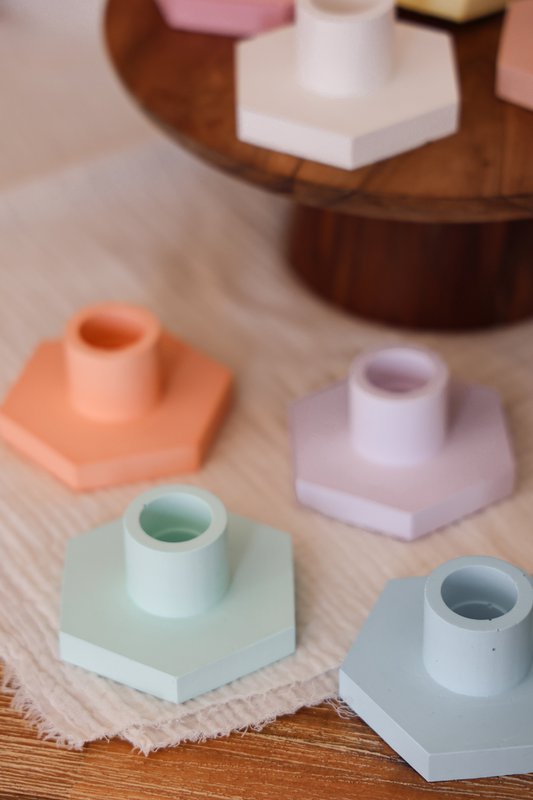 Candlestick hexagon