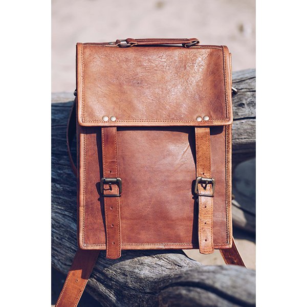 Khara Leather Backpack 15.5 "