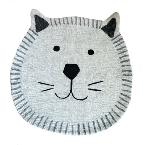 Teppichkatze grau