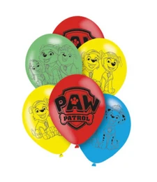 Globos Patrulla Canina – 6 piezas (Amscan)
