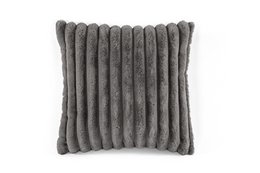 Cuscino (imbottito) in pelliccia di coniglio Bubble - 45x45 cm