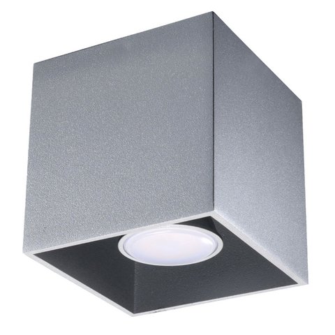 QUAD 1 gray ceiling lamp