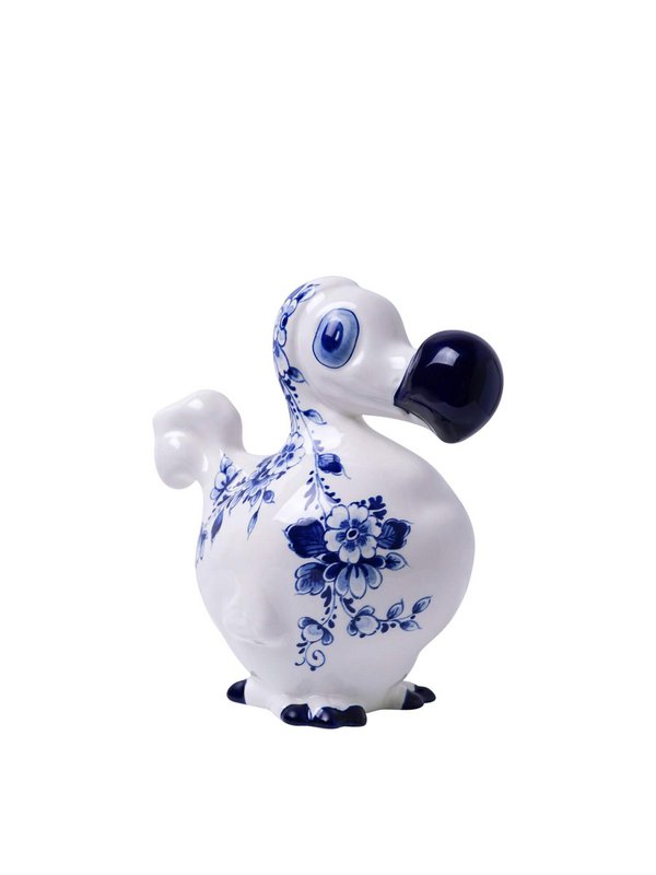 Decoratiebeeld De Blauwe Dodo - Keramiek -  15 cm
