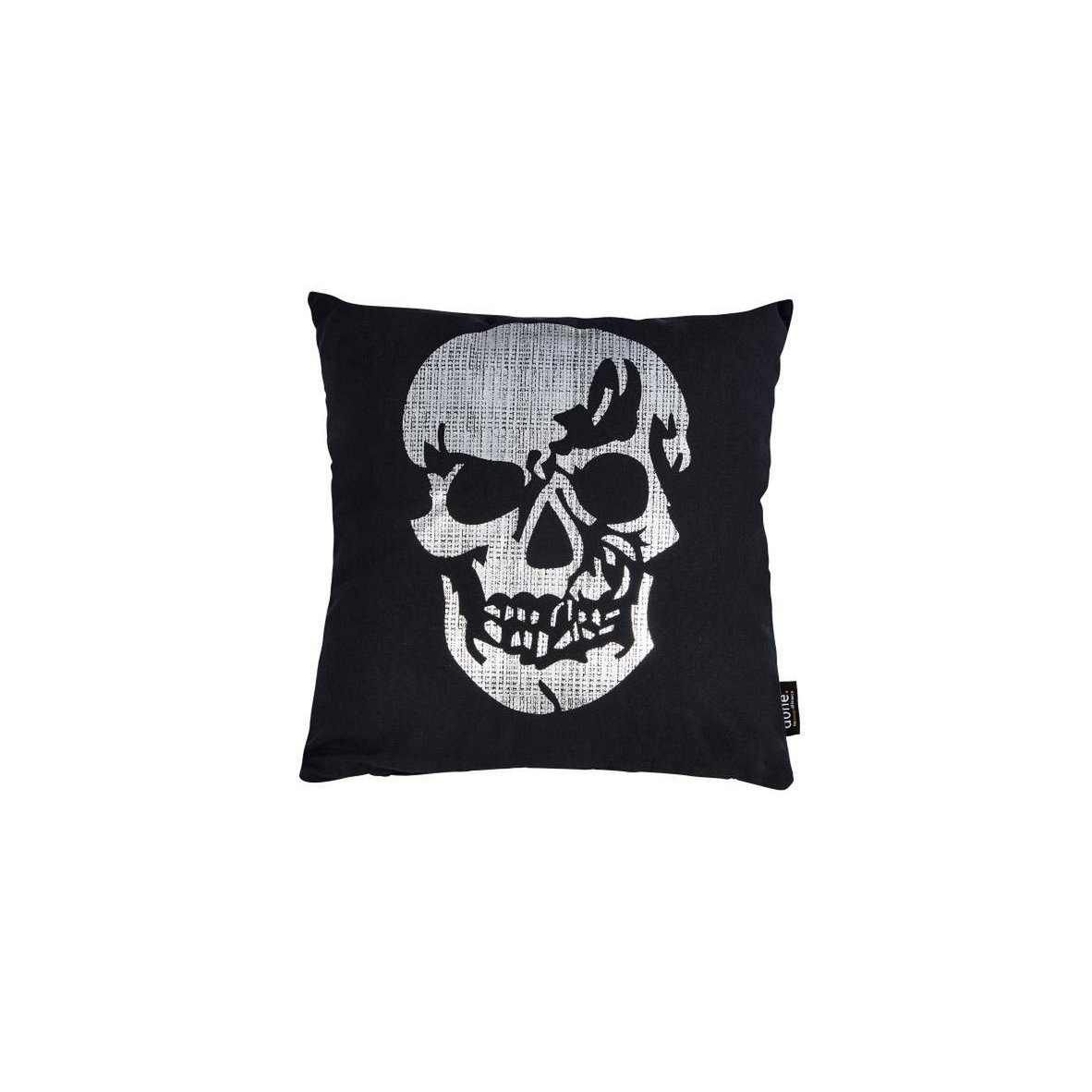 gloss print silver SKULL 45x45cm