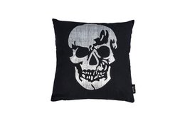 Cushion Stone 45x45cm met glanzende drukzilver (6 varianten)