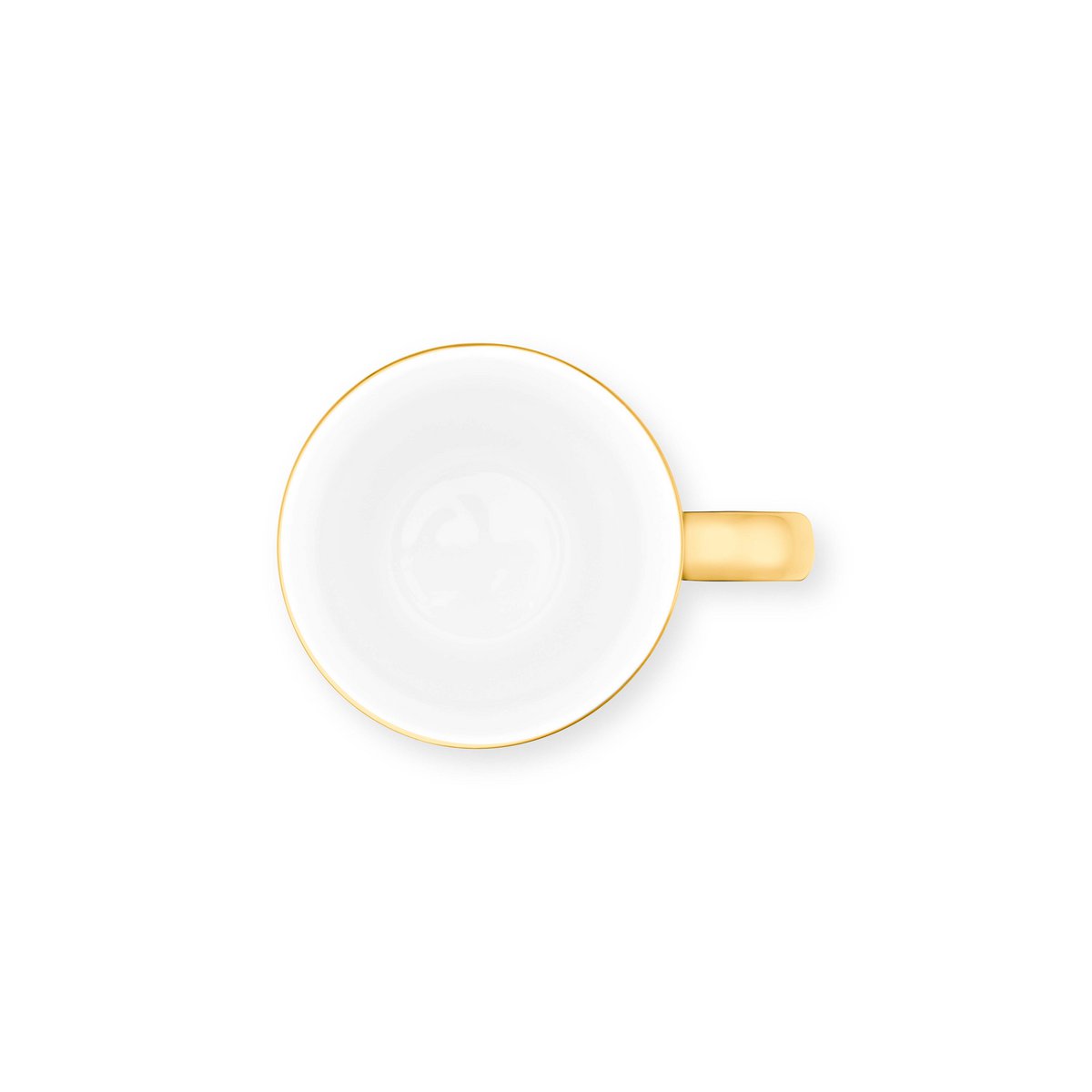 Set/2 XL Mugs with Ear Gold 400ml