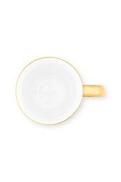 Set/2 XL Mugs with Ear Gold 400ml