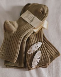 Ovale Haarspangen Boho Beige
