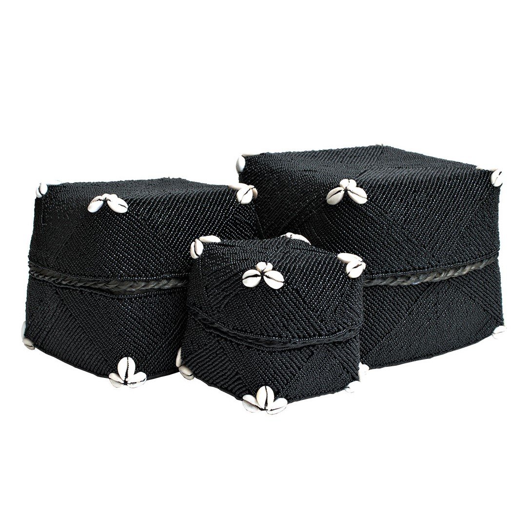 Black Bella boxes - set of 3