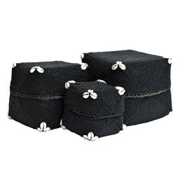 Schwarze Bella-Boxen – 3er-Set