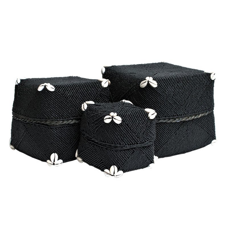 Zwarte Bella dozen - set van 3