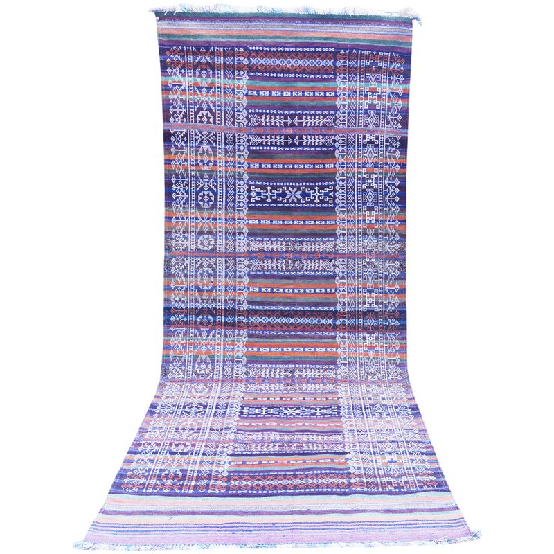 Tapis Baluch Soumak Rhum Vintage