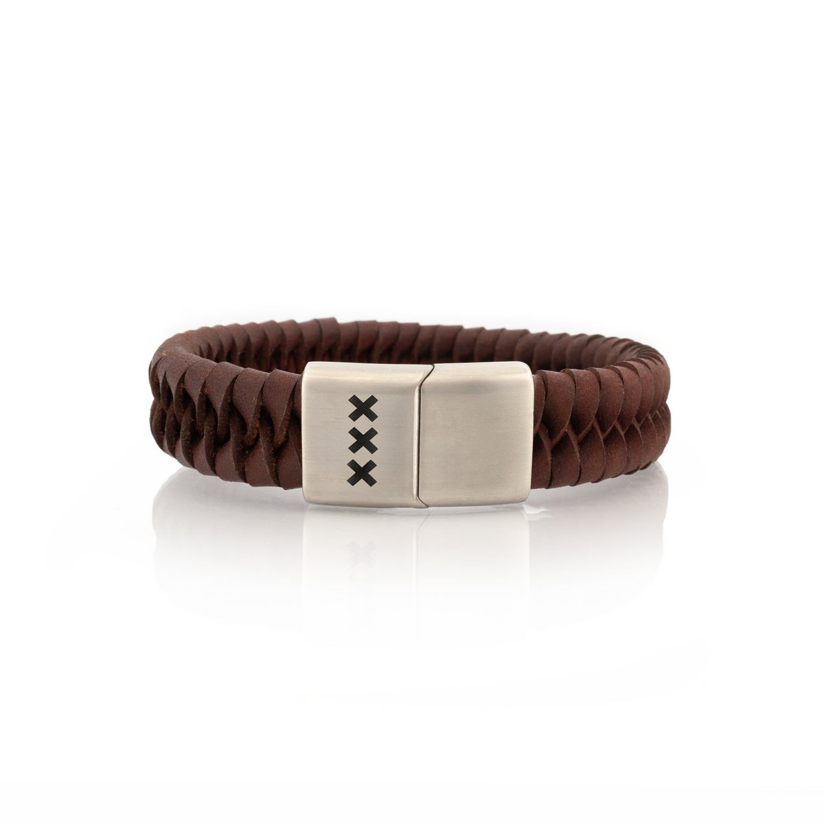 Bracciale in pelle marrone | La diga