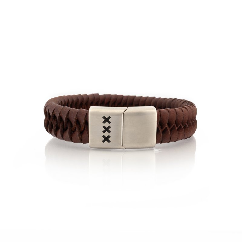 Læderarmbånd Brun | Dæmningen