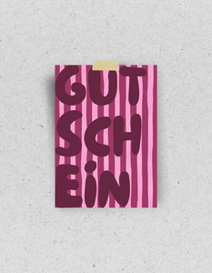 Postkarte "Gutschein" | Recyclingpapier