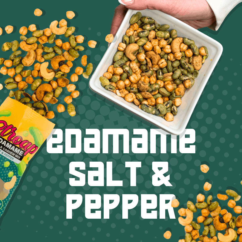 Eiwit Edamame Crunchy Bits Zout en peper