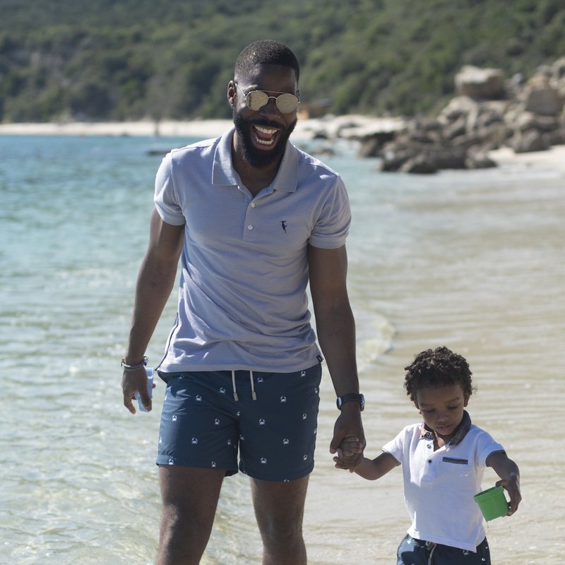 Grå polo skjorte herre sommer | Sanwin Beachwear