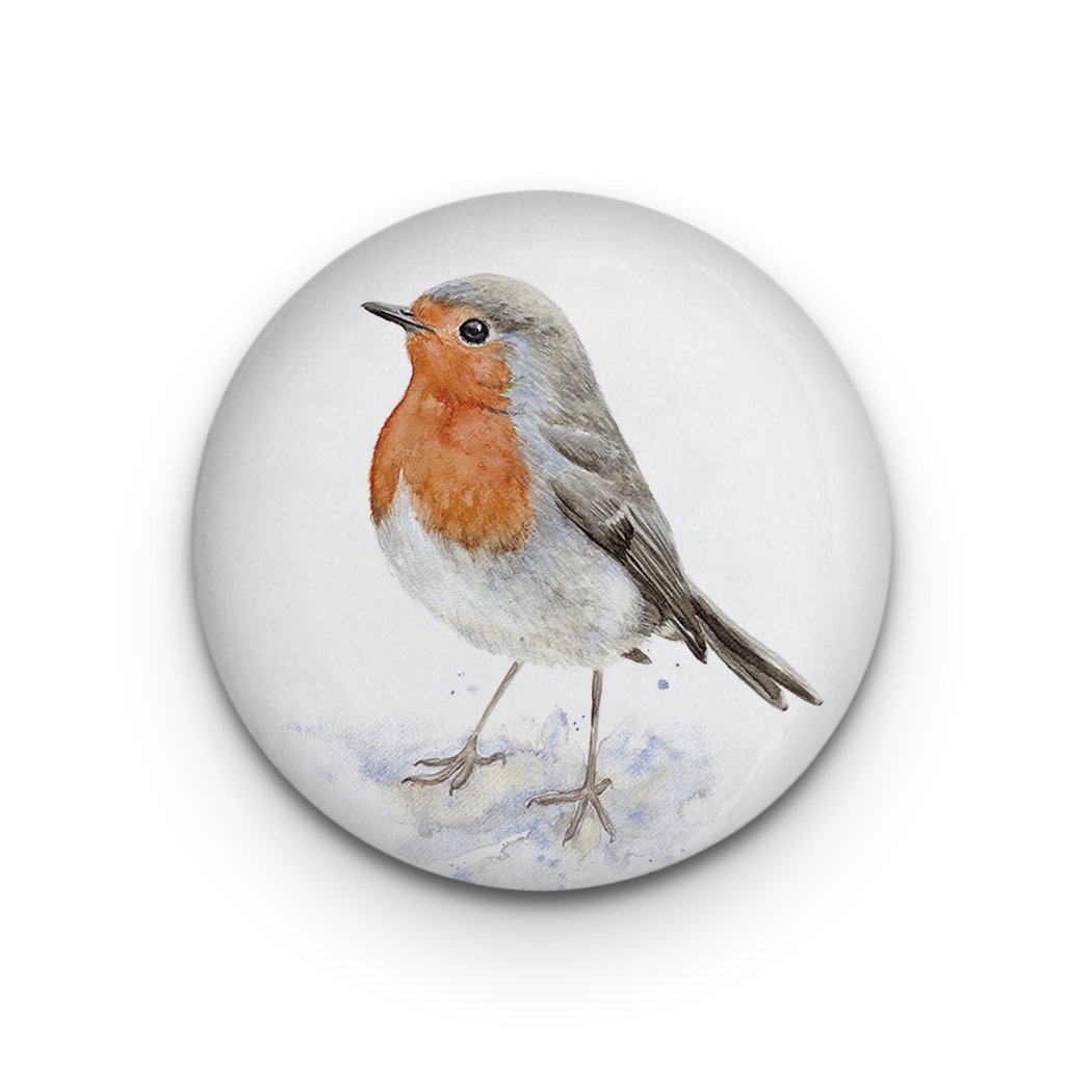 Decorative magnet Robin Redbreast