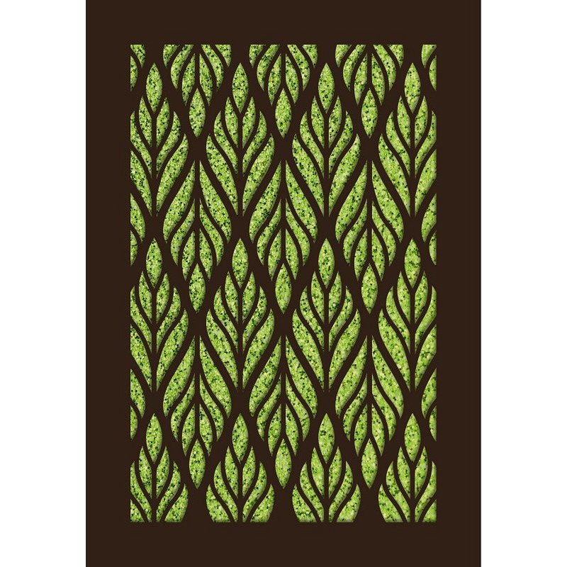 Wenskaart Papier Deluxe "Patroon - Bladeren"