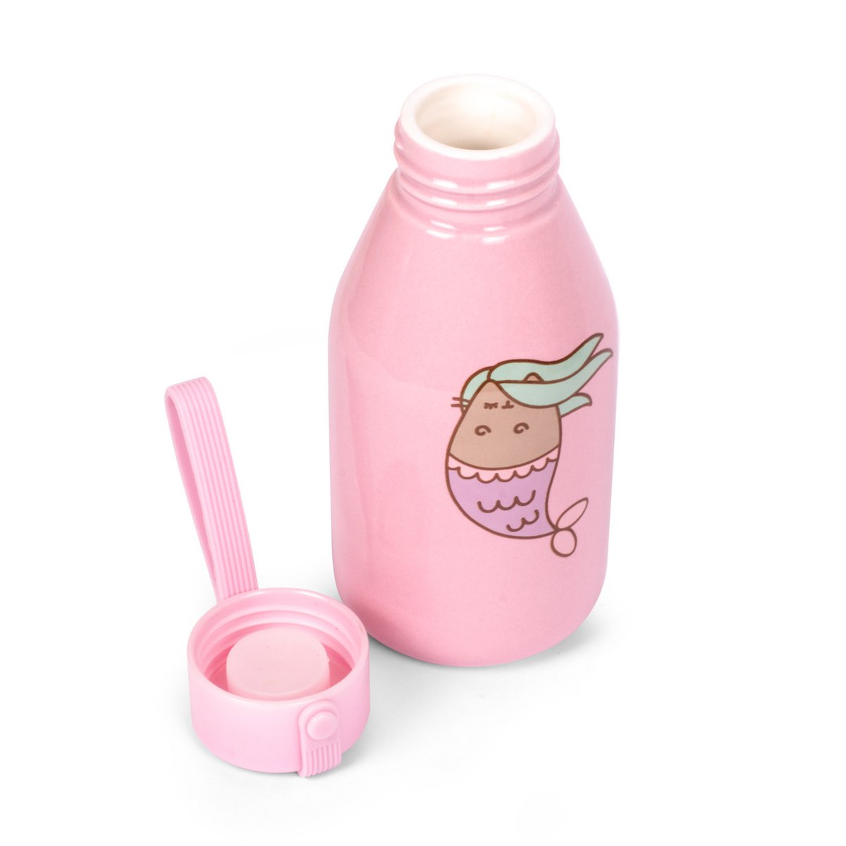 Pusheen Travel - Ceramiczna butelka do picia "Syrenka"