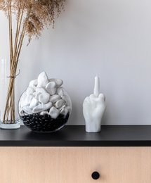 Fick dich Candle White