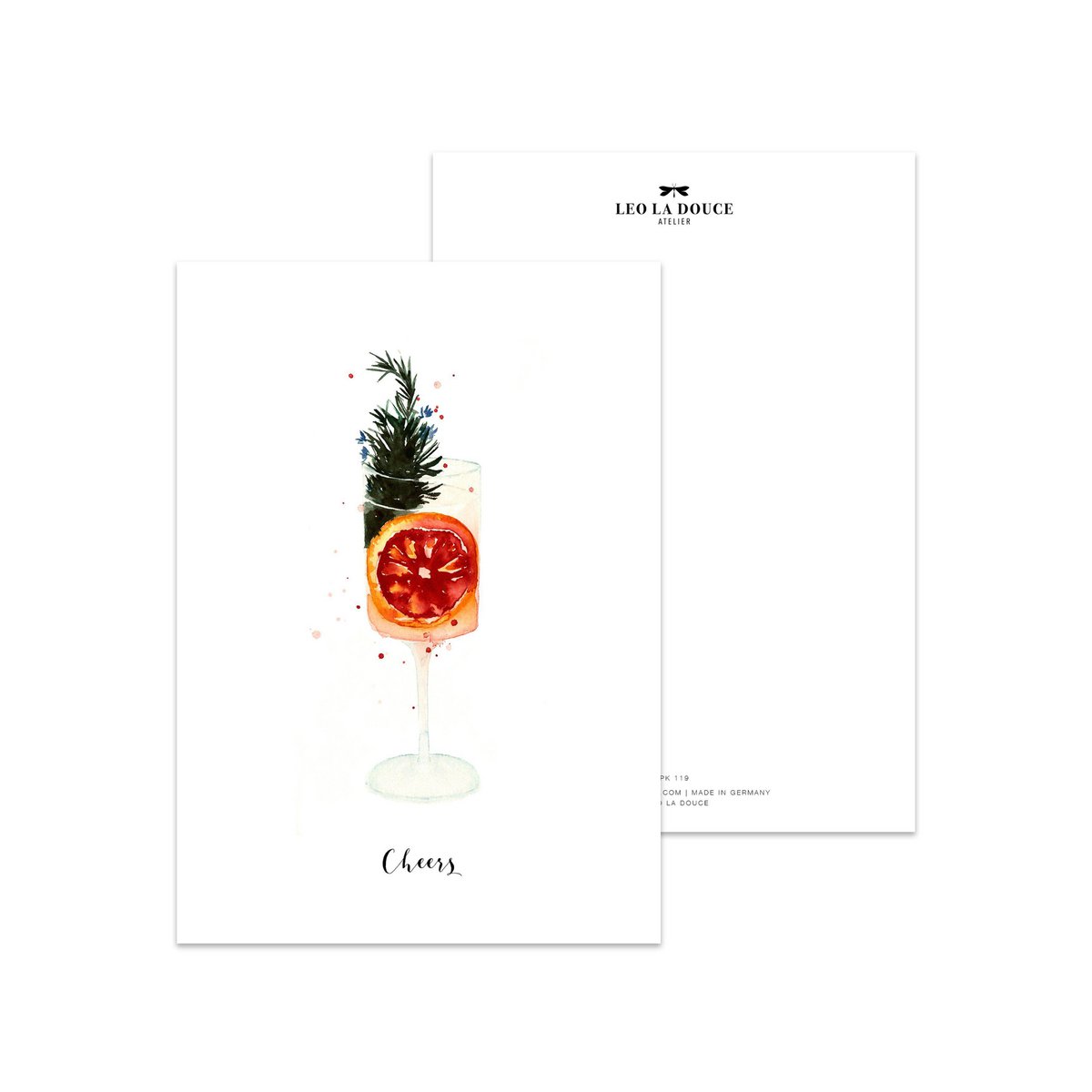 Ansichtkaart · Proost | cocktail