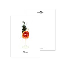 Postkarte · Cheers | Cocktail