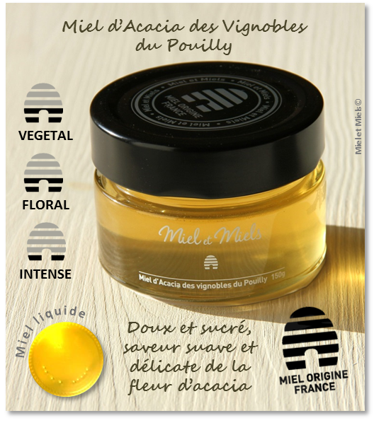 Acacia honey from the Pouilly vineyards 150g