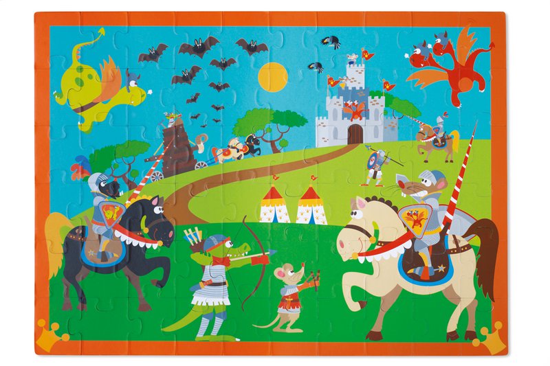 Puzzle - Bataille de chevalier